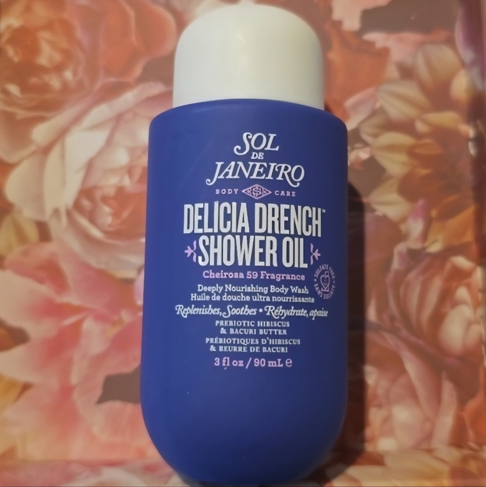 SOL DE JANEIRO DELICIA DRENCH SHOWER OIL CHEIROSA 59 DEEPLY NOURISHING BODY WASH